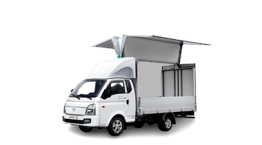 현대 포터2 LPG 윙바디탑차